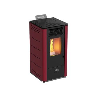 Salamandra a pellet Artel Air Easy M 9kW Bordó