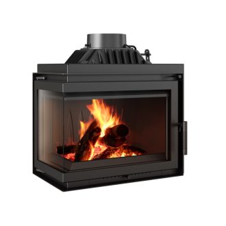 Recuperador a Lenha Ar 8Kw Canto Esquerdo Kratki Simple SIMPLE/M/S/L/BS/150 Ø150