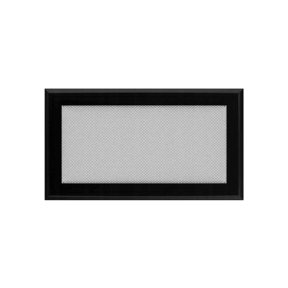 Grelha de Ventilação Preto Oscar 17x30cm 30OC - Image 2