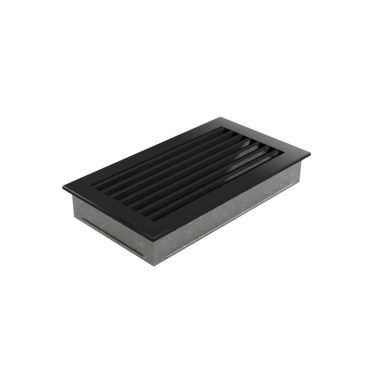 Grelha de Ventilação Preta Persiana Fixa 17x30cm 30C/FRESH