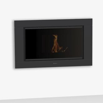 Recuperador a Pellet Ar Canalizável 20 kW Kalon Block XL 16:9  Vidro Mágico 4 Ventiladores