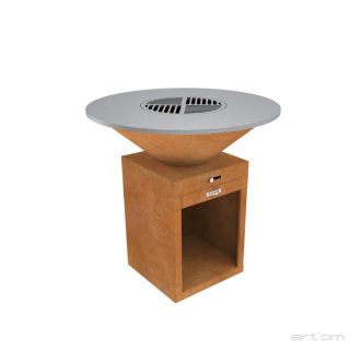 Barbecue a Lenha Artom Shish Aço Corten
